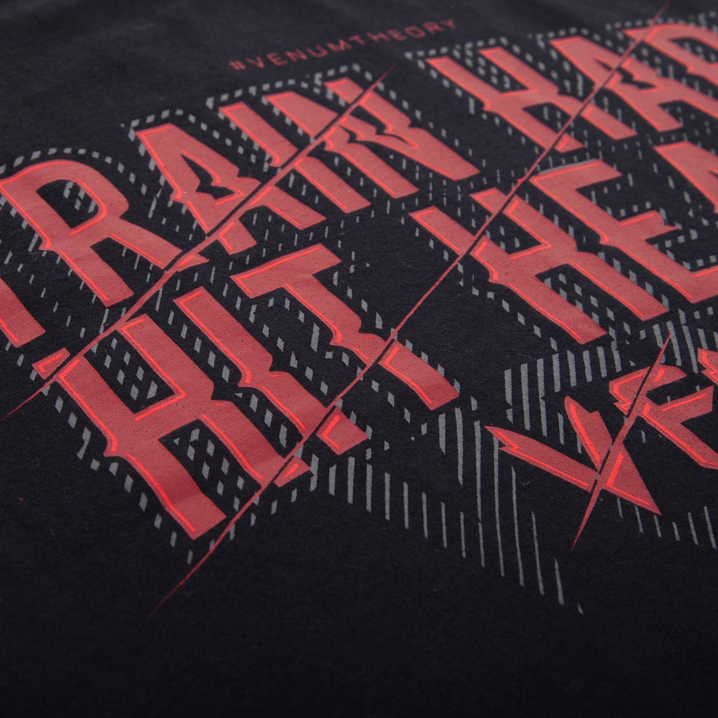 Venum Train Hard Hit Heavy T-shirt - Black