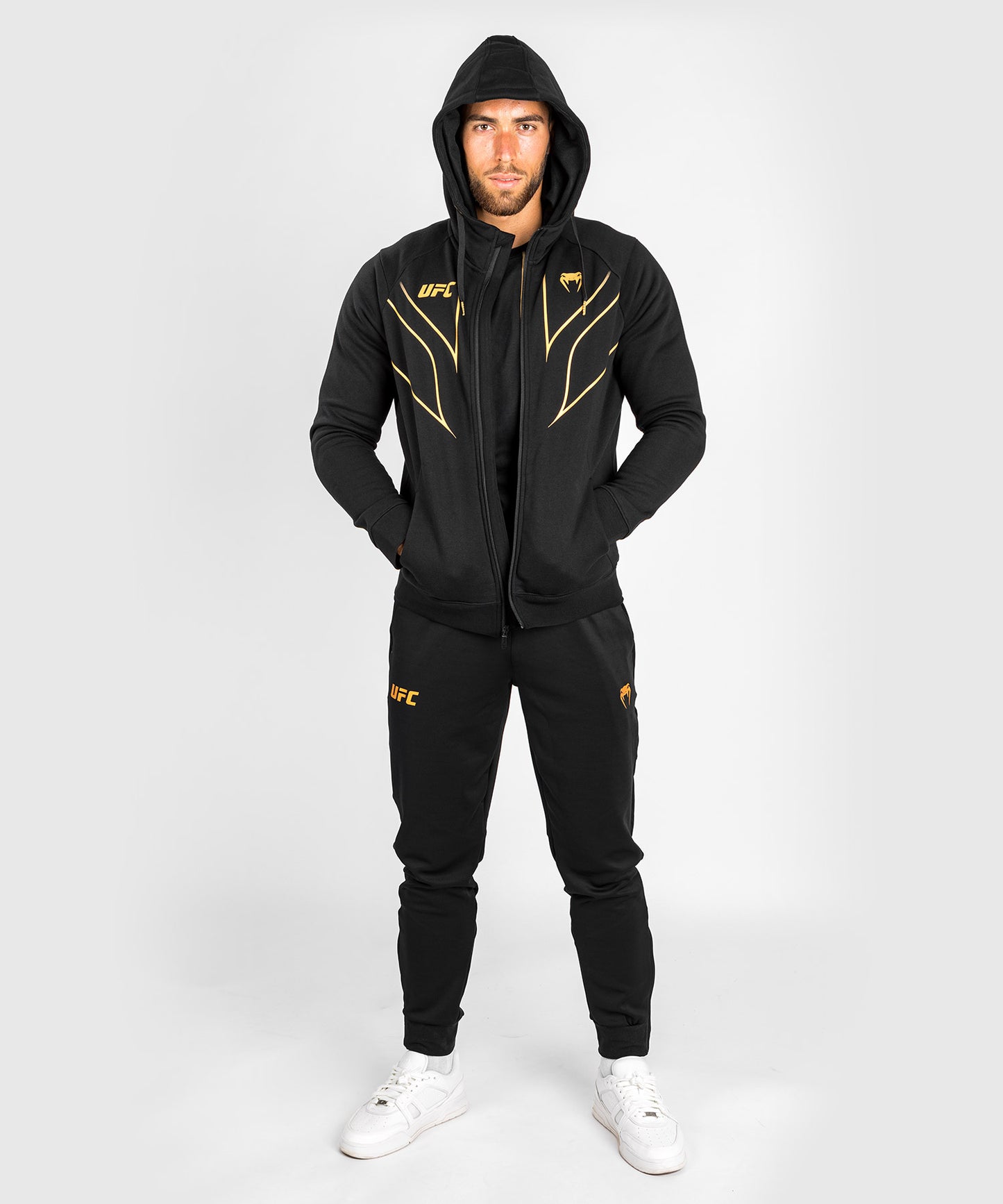 Sweatshirt Zippé Homme UFC Venum Fight Night 2.0 Replica - Champion