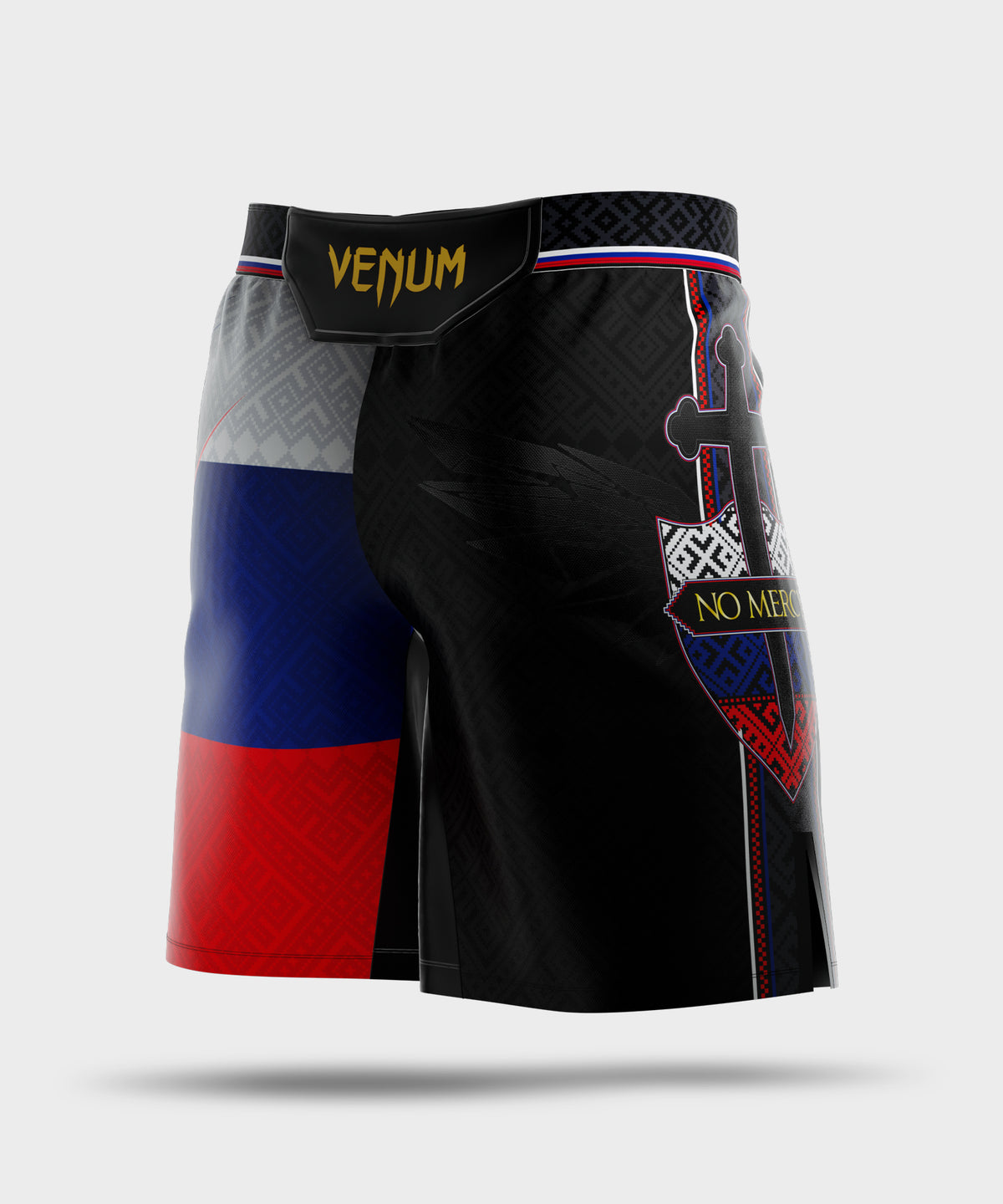 Venum UFC Unrivaled by Venum Petr Yan Long Fit Fightshorts für Herren – Schwarz
