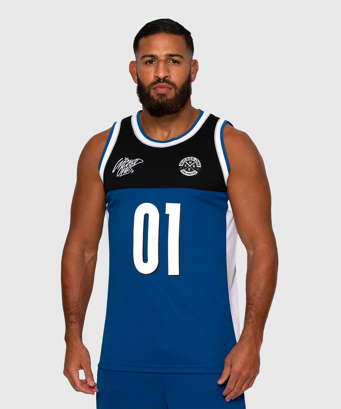 Wicked One Unlimited Tank Top - Schwarz & Marineblau