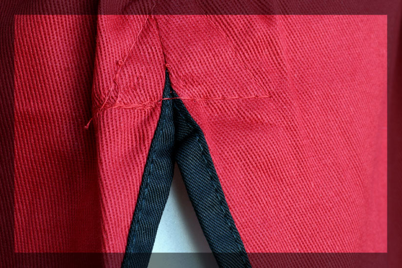 Fujimae Chaqueta de Kung-Fu - Rojo