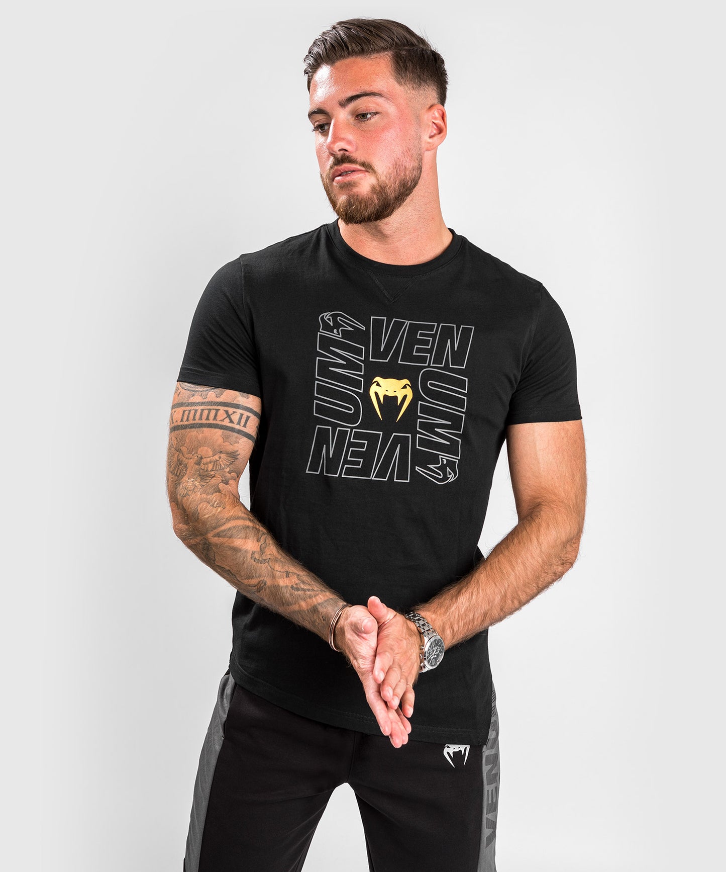 Venum Arena T-Shirt - Schwarz/Gold