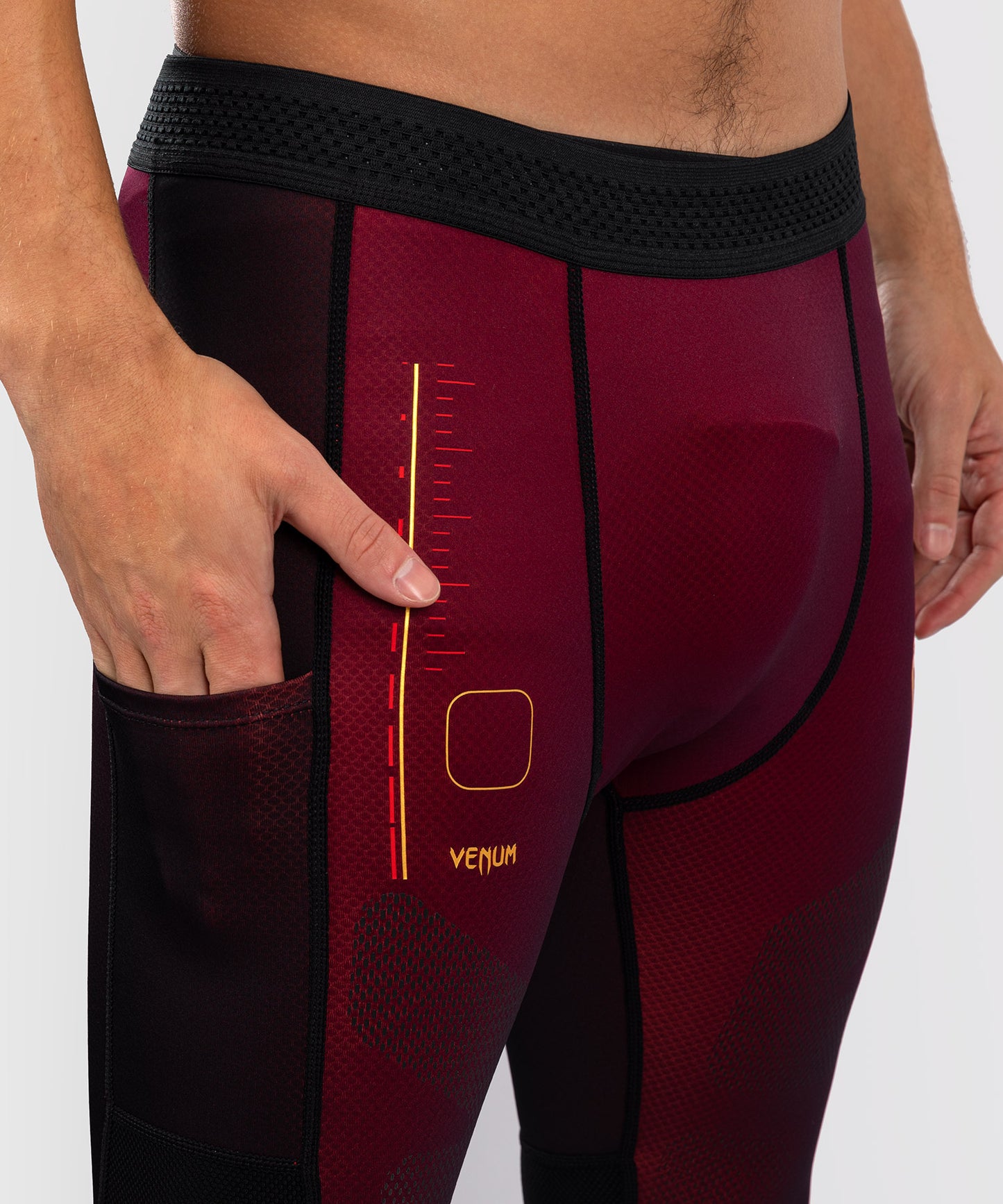 Venum Tactical XT Spats- schwarz/burgund/gold