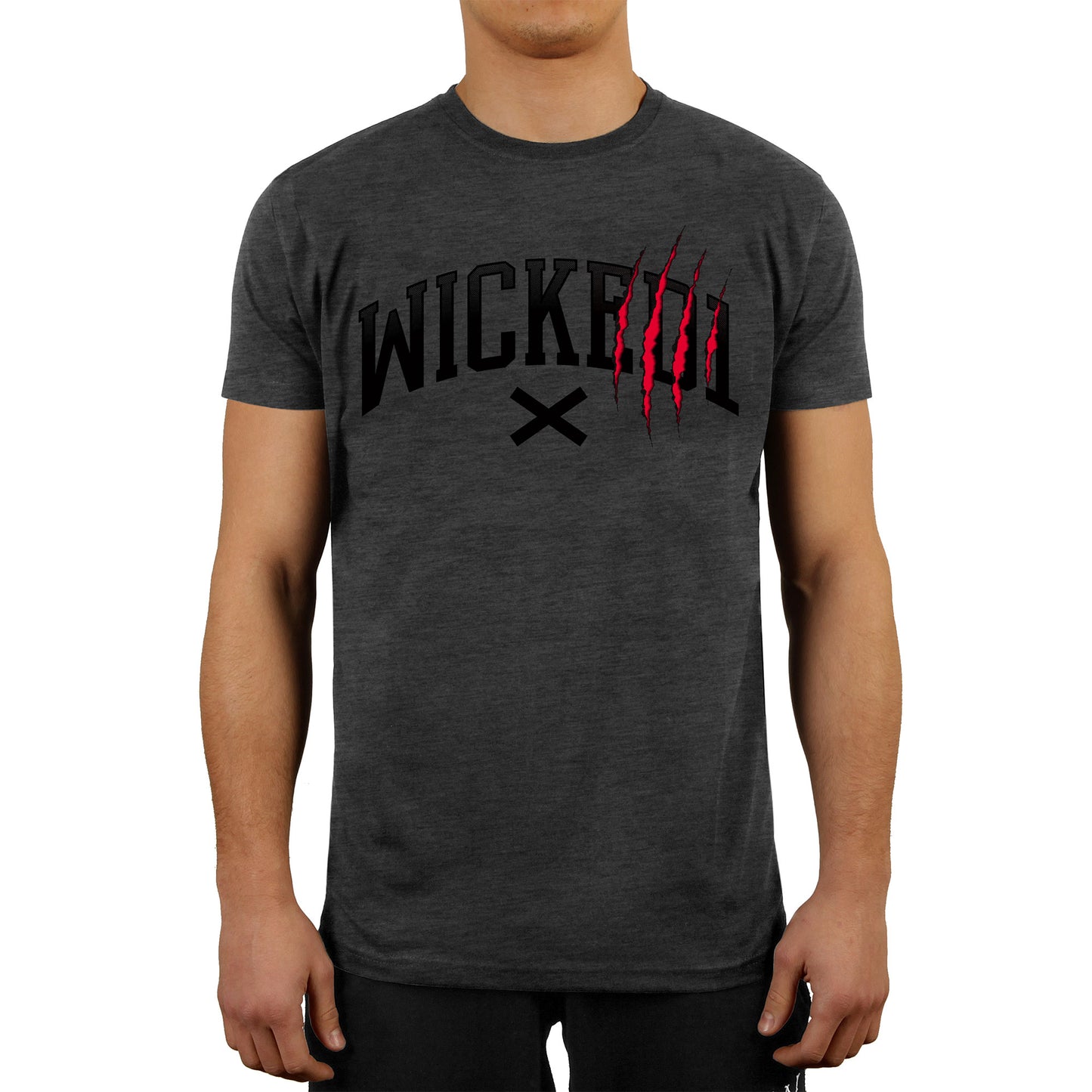Wicked One Savage Trainings-T-Shirt - Grau