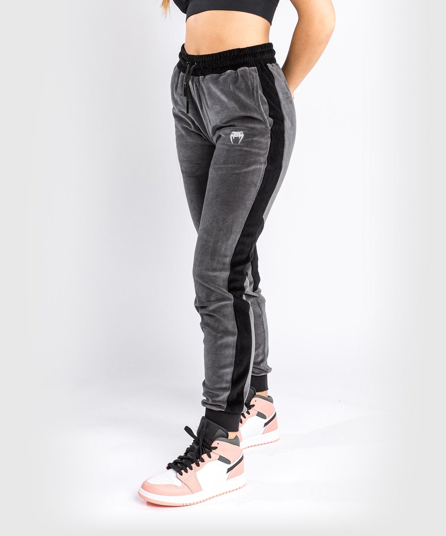 Venum Camoline 2.0 Velvet Joggers Jogginghose - Damen - Grau Schwarz