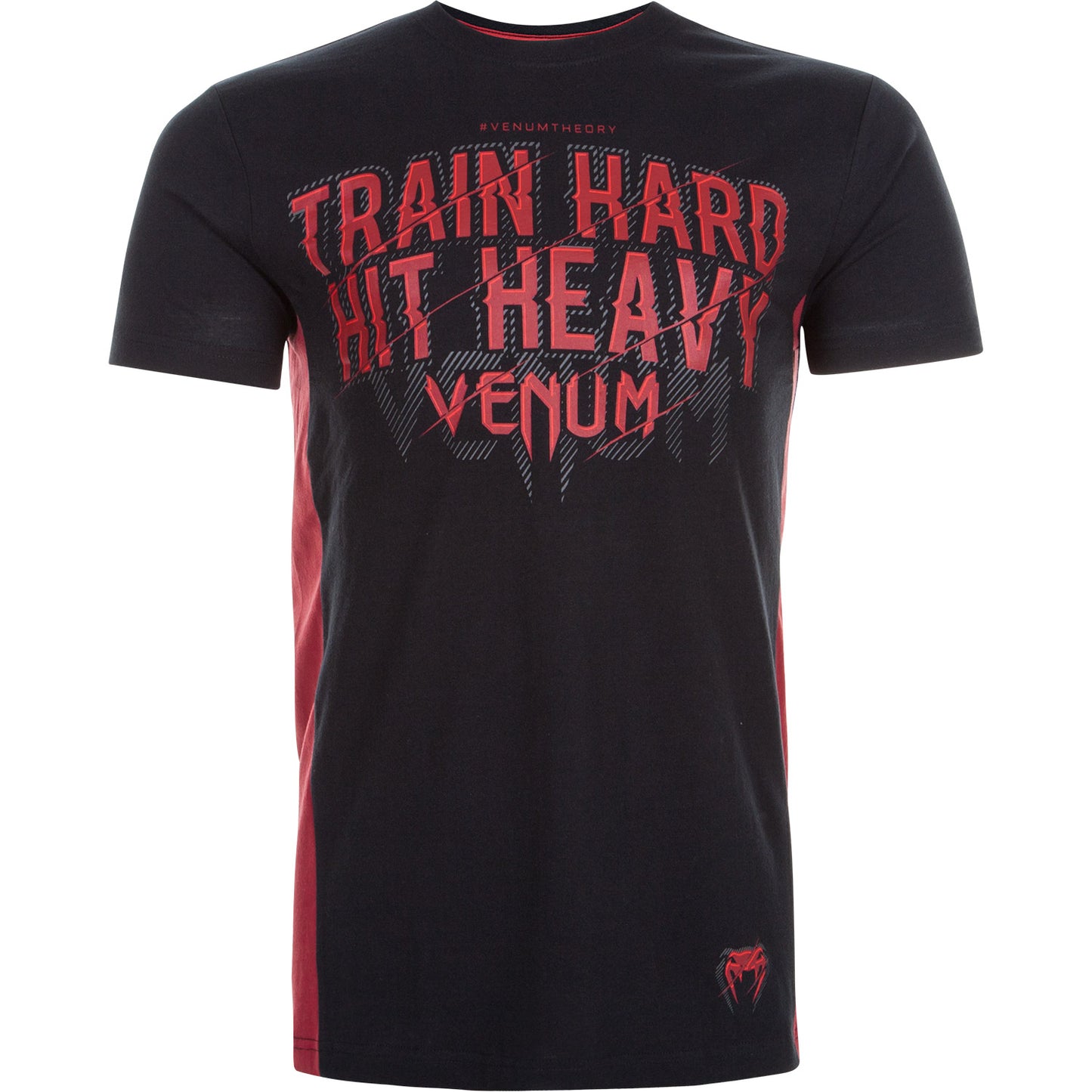 Venum Train Hard Hit Heavy T-shirt - Black