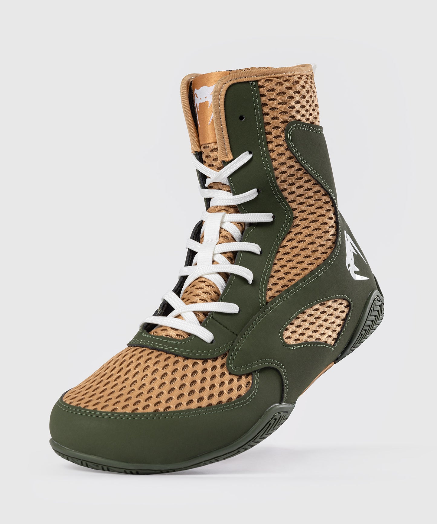 Venum Contender Scarpe da Boxe - Verde Militare/Sabbia