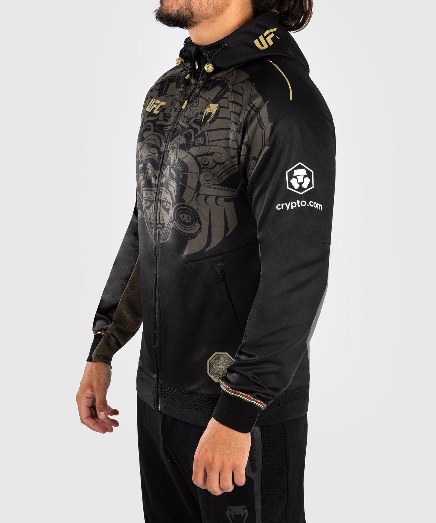 Noche UFC by VenumAuthenticr Fight Night Herren Walkout Hoodie - Schwarz