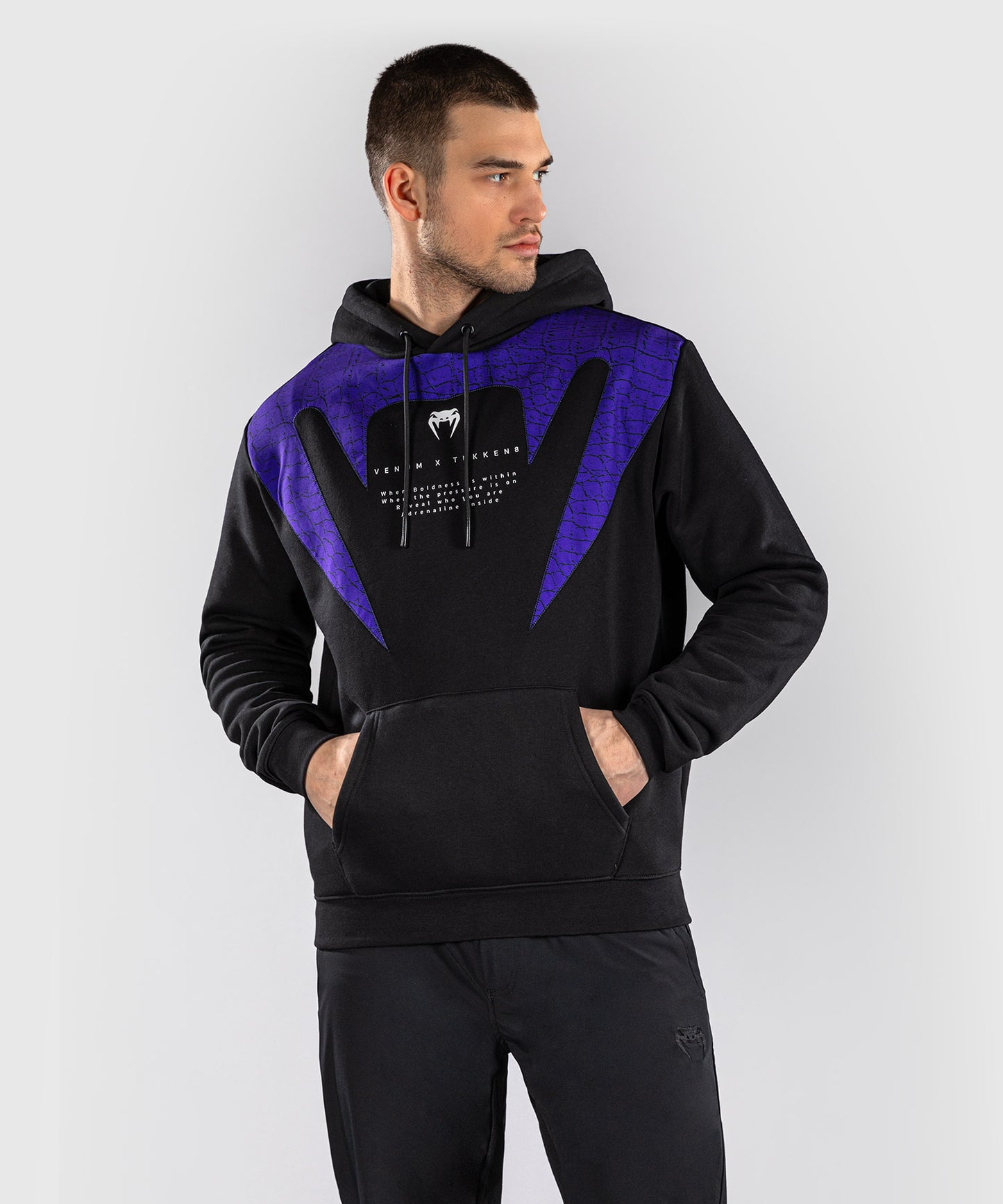Sweat à Capuche Kazuya Venum x TEKKEN 8 - Noir/Violet