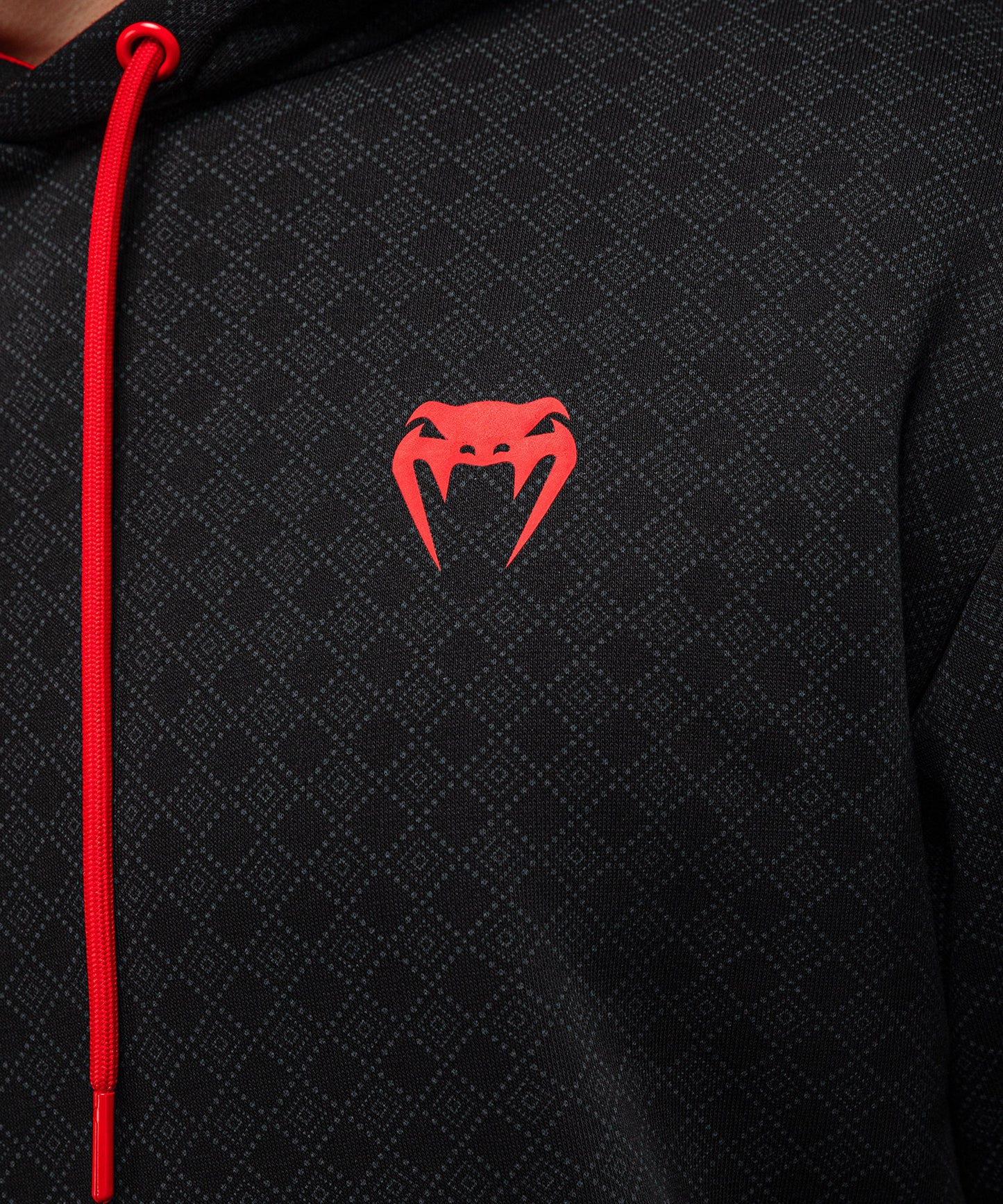 Venum x Roger Gracie Signature Kapuzenpullover - Schwarz/Rot