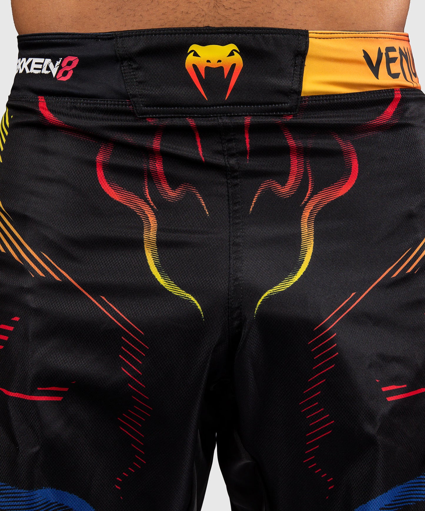 Short de Combat Yoshimitsu Venum x TEKKEN 8 - Noir/Orange