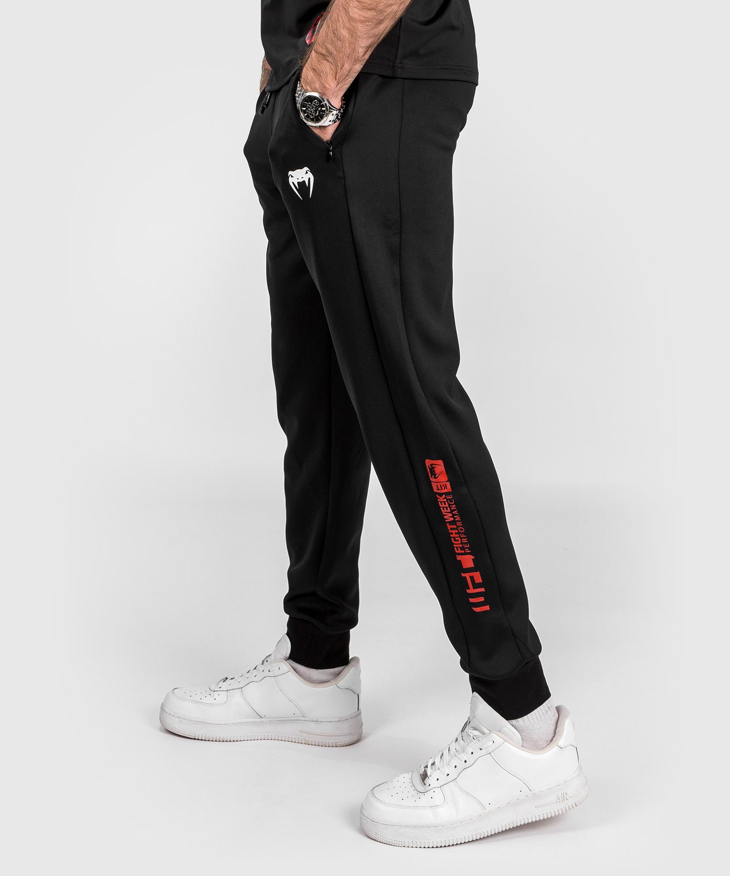 UFC Adrenaline by Venum Fight Week Herren-Performance-Jogging-Hose - Schwarz