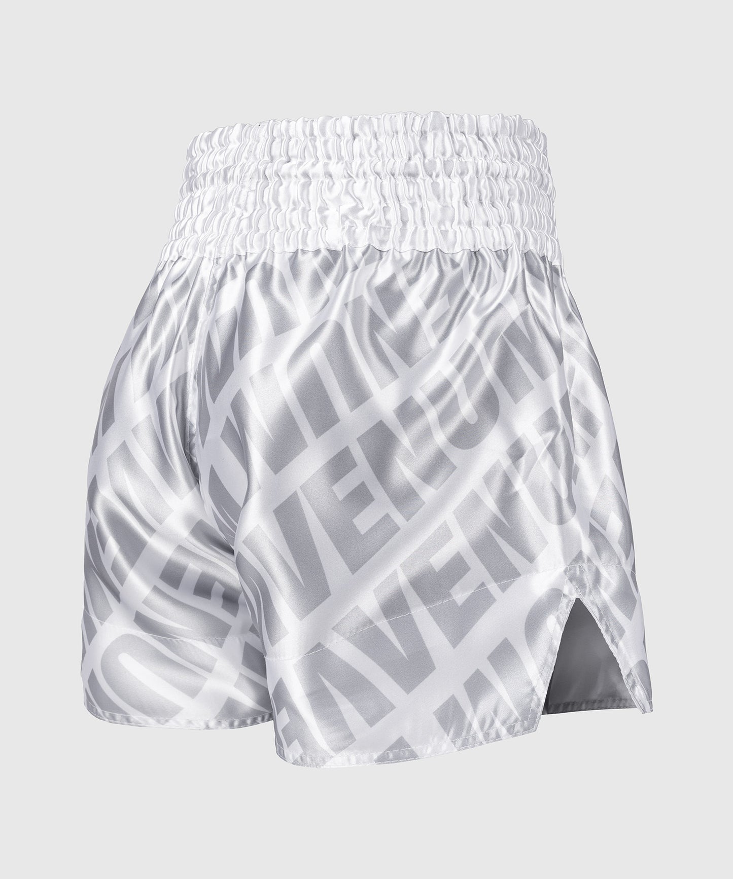 Venum Contender XT Pantaloncini Muay Thai – Bianco/Argento