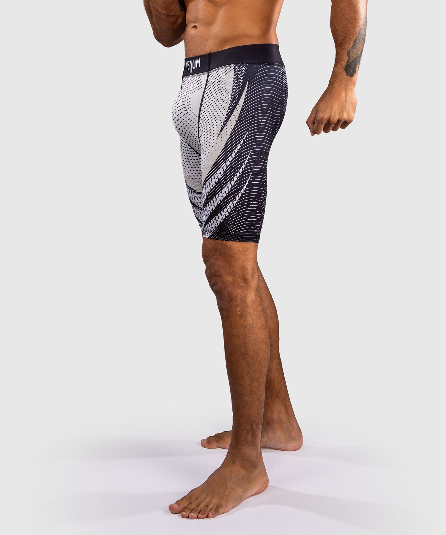 Venum Galactic 3.0 Pantalón Corto de Compresión - Blanco Hueso/Negro