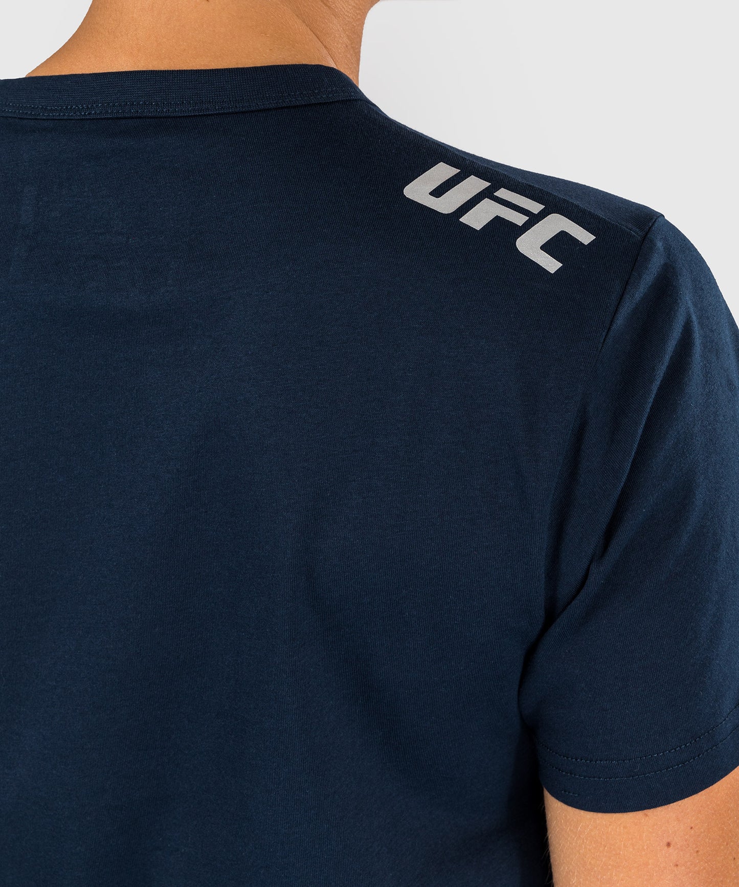 UFC Fusion by Venum Fight Week Damen Kurzarm Baumwoll T-Shirt - Solid Ozeanisches Blau
