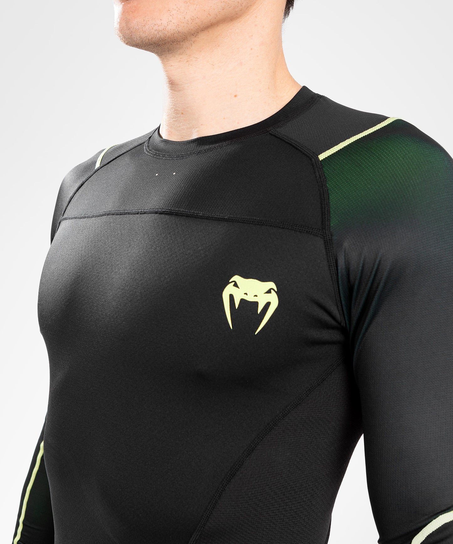 Rashguard Hommes - Manches longues Venum Fusion 2.0  - Noir/Jaune