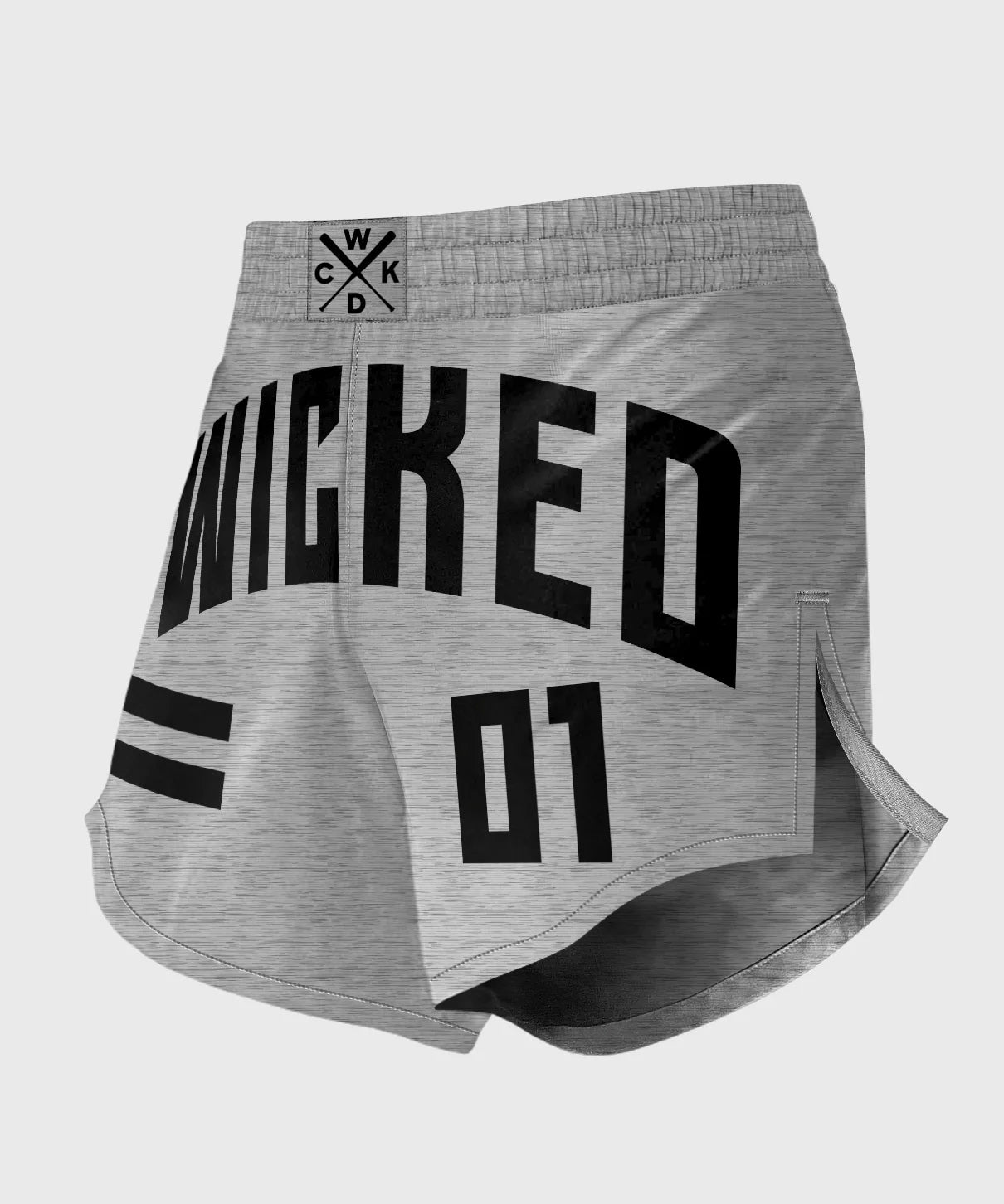 Wicked One Element Rush Fight Shorts - Grey