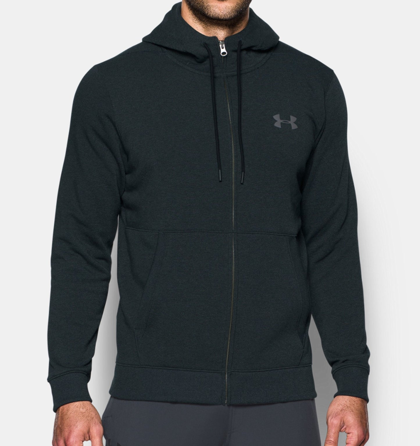 Under Armour Threadborne Kapuzenjacke – Dunkelblau/Grau