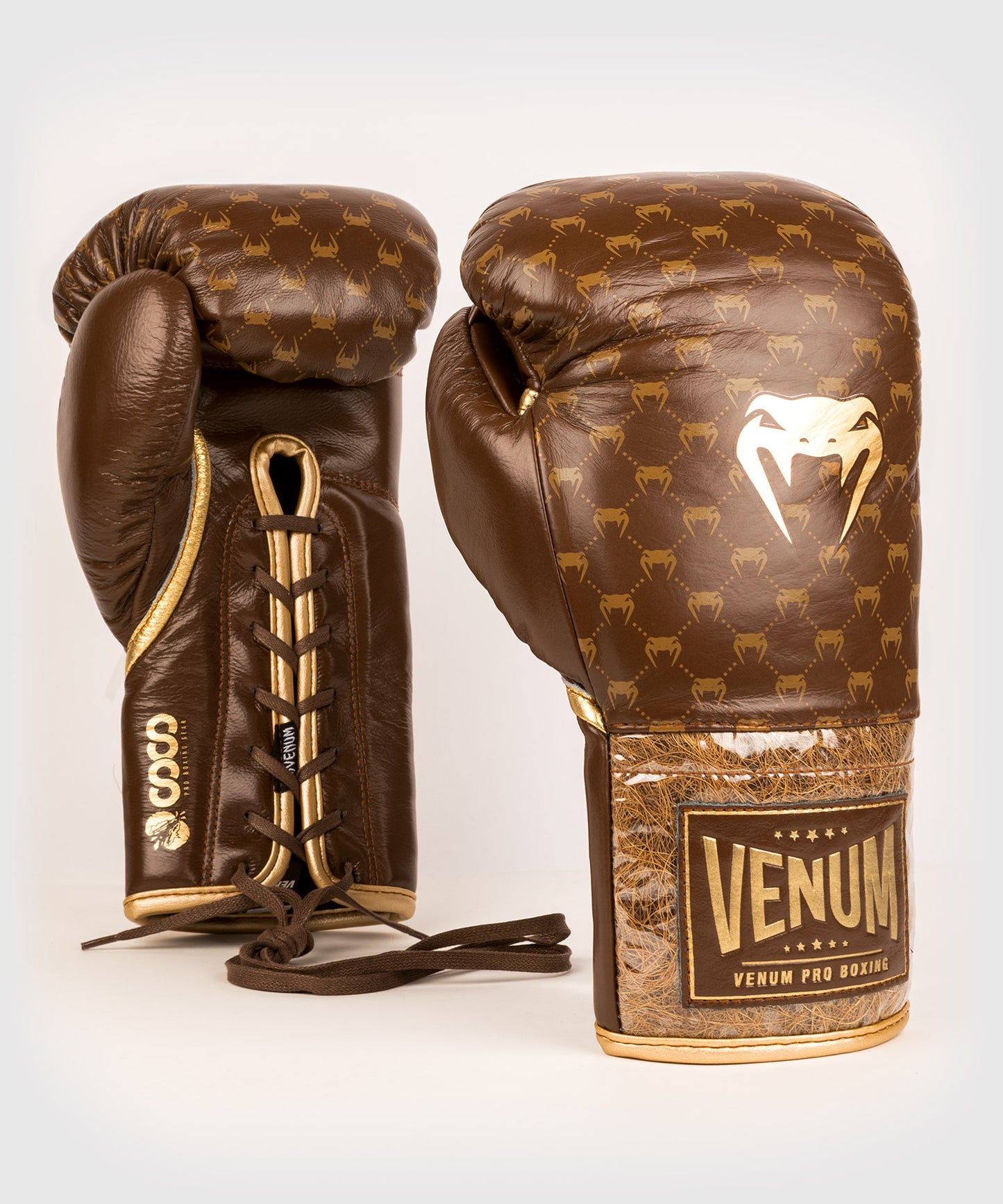 Guantes de boxeo Venum Coco Monogram Pro  - Marrón grisáceo