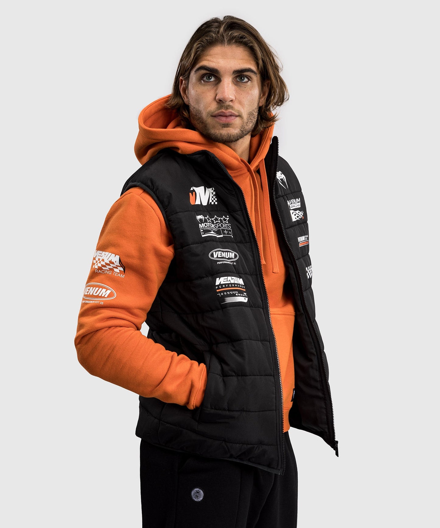 Venum Motorsport Chaqueta Acolchada - Negro Profundo