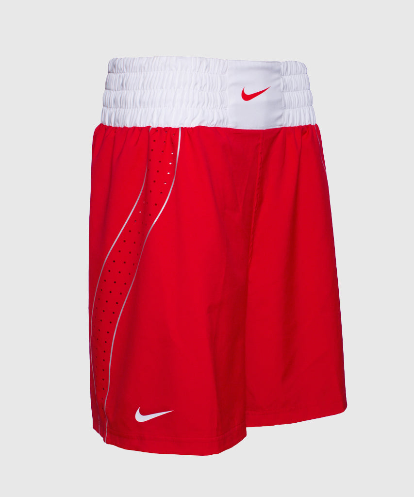 Nike Pantaloncini da Boxe - Rosso/Bianco
