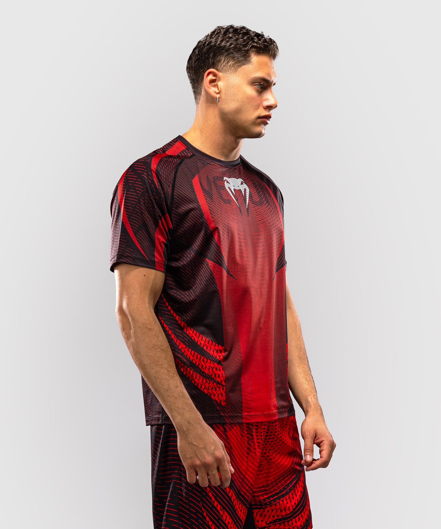 Venum Galactic 3.0 Dry Tech Camiseta - Rojo/Plata