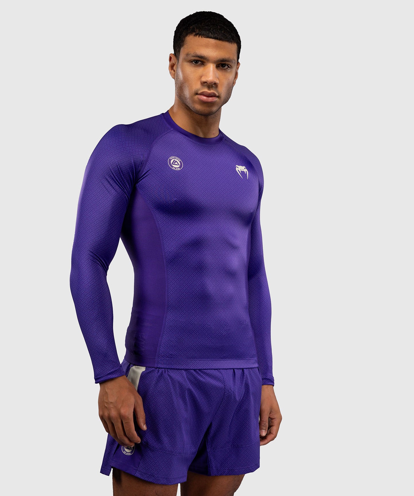 Rashguard à Manches Longues Venum x Roger Gracie Academy - Violet