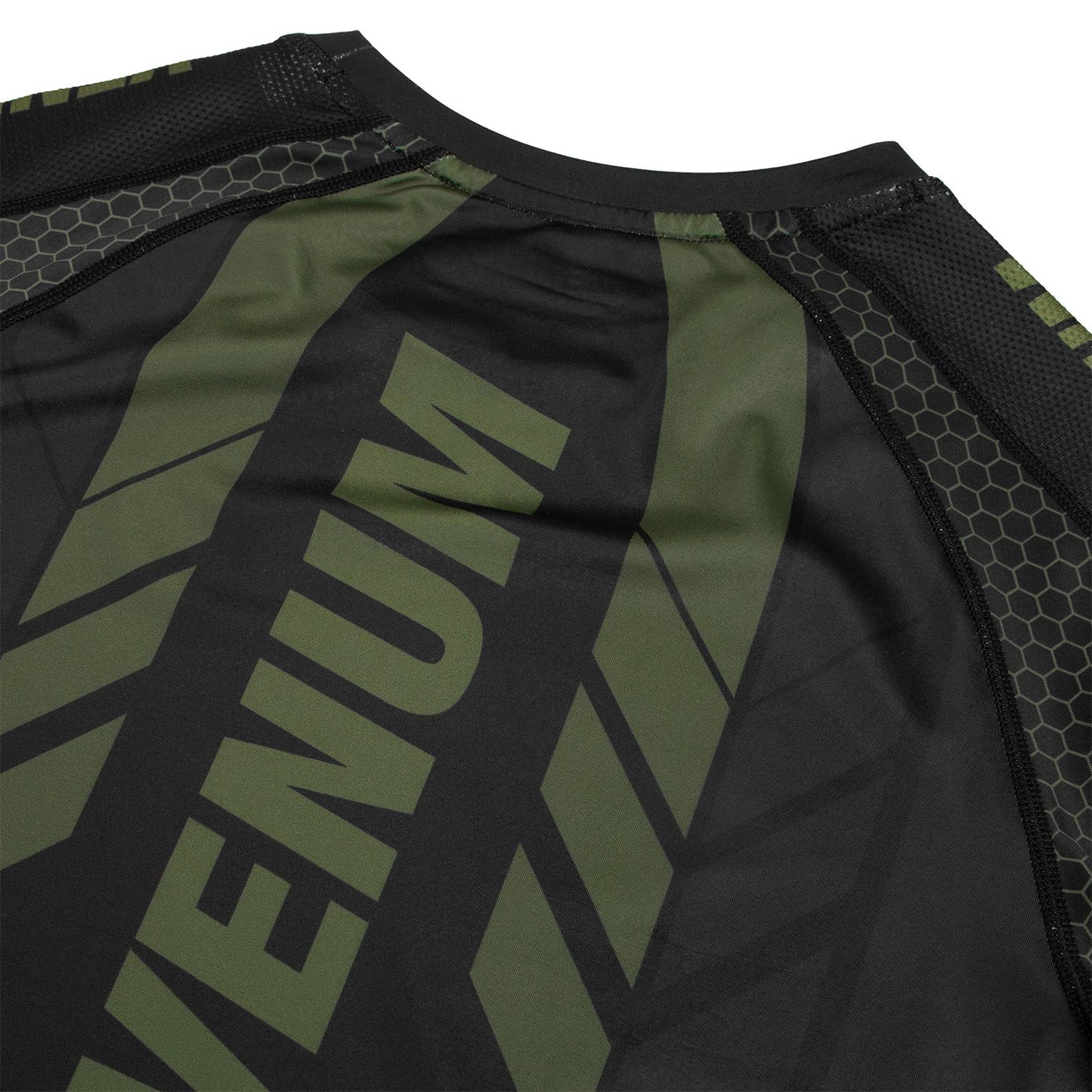 Rashguard Venum Technical 2.0 - Manches courtes - Noir/Kaki - Exclusivité
