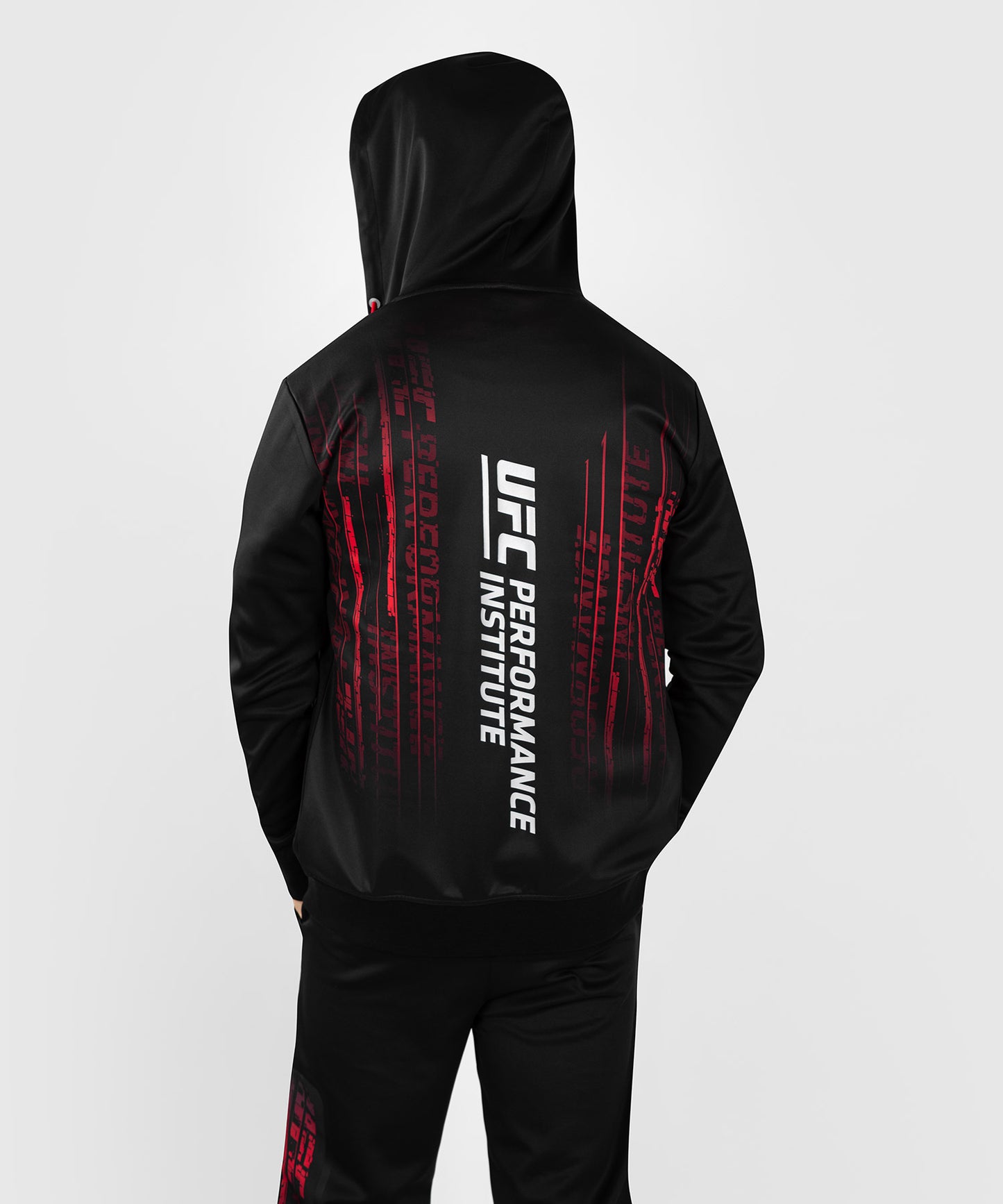  UFC Venum Performance Institute 2.0 Sudadera con cremallera para hombre - Negra/Roja