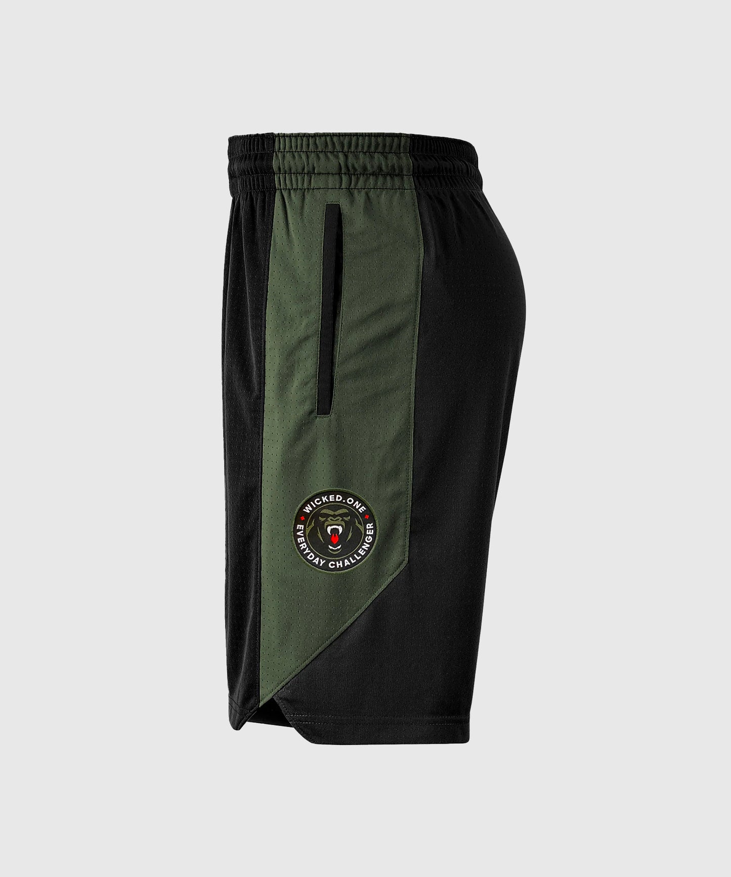 Wicked One Whacks MMA Shorts - Schwarz/Khaki