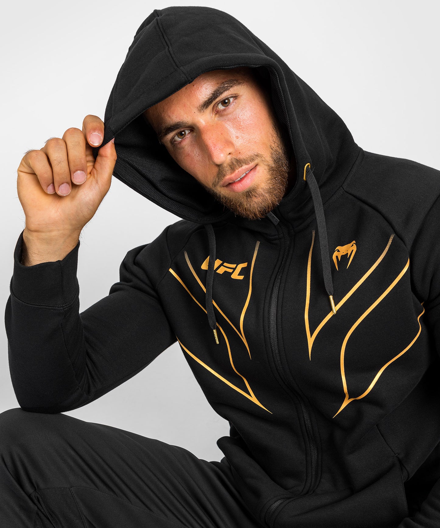 Sweatshirt Zippé Homme UFC Venum Fight Night 2.0 Replica - Champion