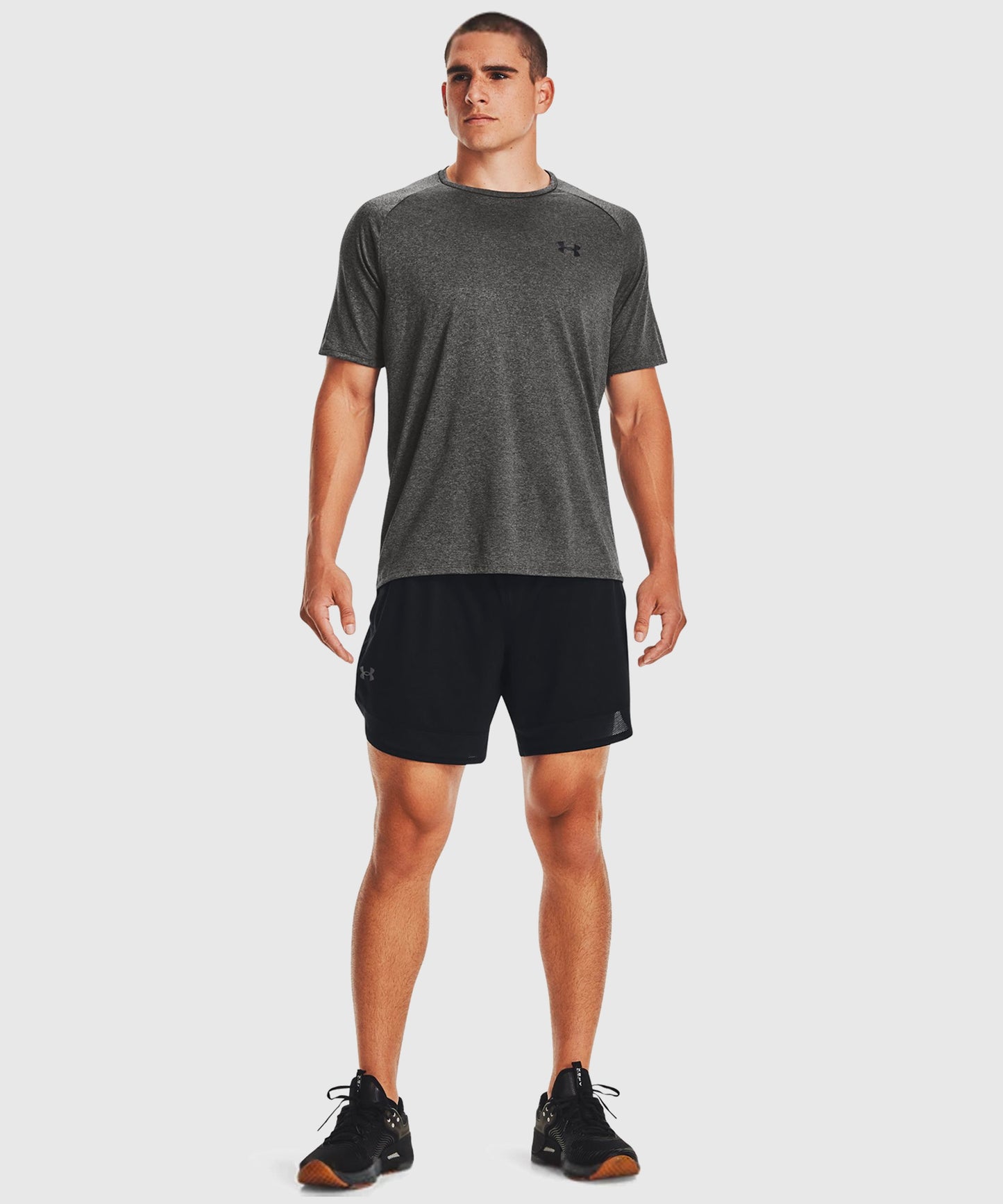 Under Armour Ua Tech™ 2.0 T-Shirt – Grigio Carbon Chiné