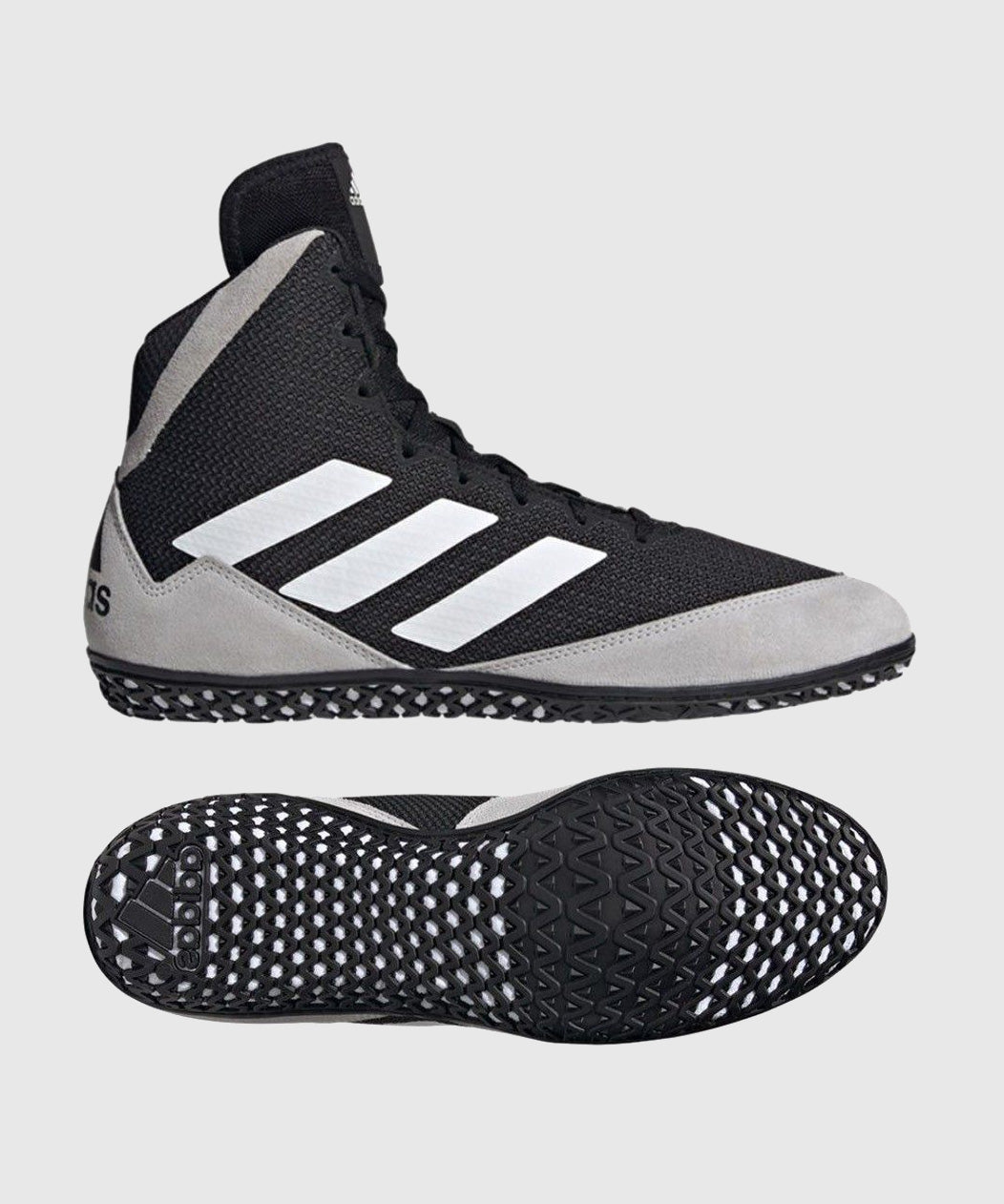 Adidas Mat Wizard 5 Calzado de Lucha - Negro/Blanco