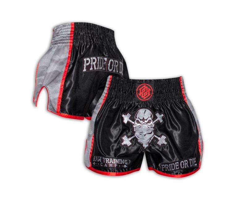 Short de Muay Thai Pride Or Die Raw Training