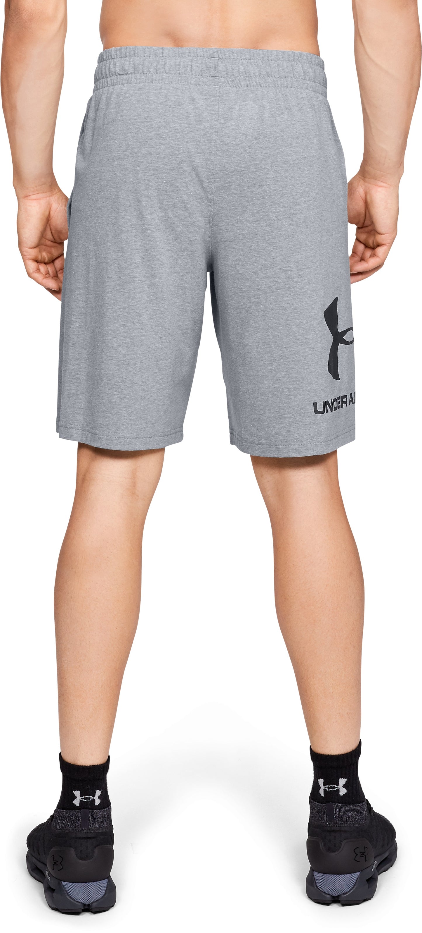 Under Armour Sportstyle Graphic Fightshorts – Grau