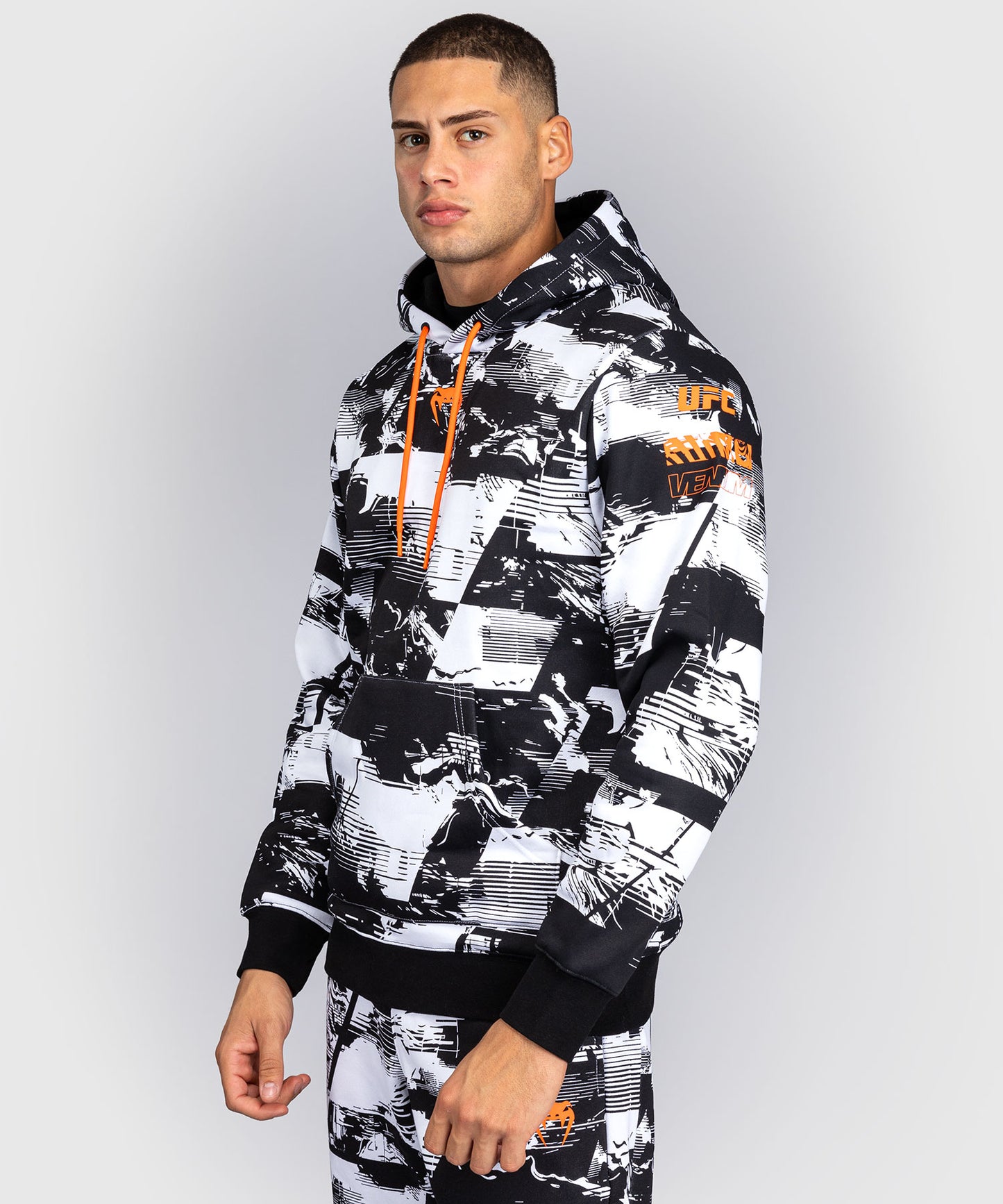 Sweat à capuche Homme UFC Zenith by Venum Authentic Fight Week - Blanc
