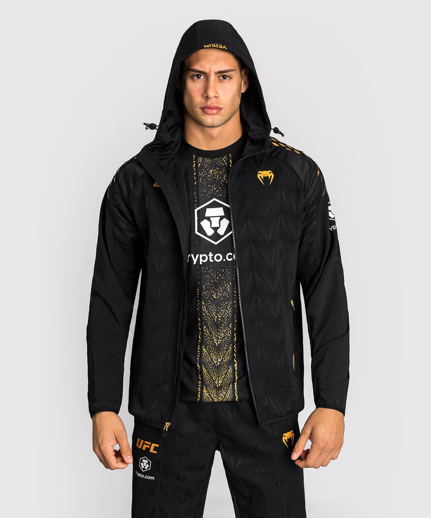 Sweat à capuche Walkout Homme UFC Zenith by Venum Authentic Fight Night - Champion