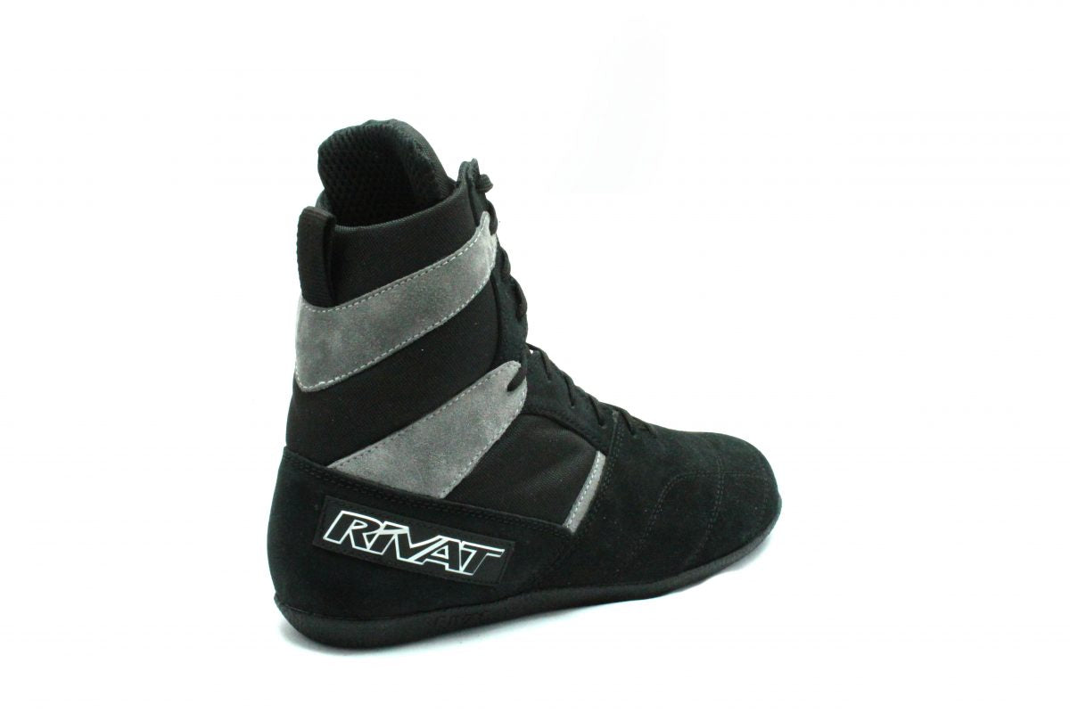 Rivat Top Französische Boxen Schuhe - Schwarz