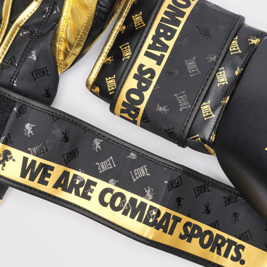 Leone DNA Guantes de Boxeo - Negro/Oro