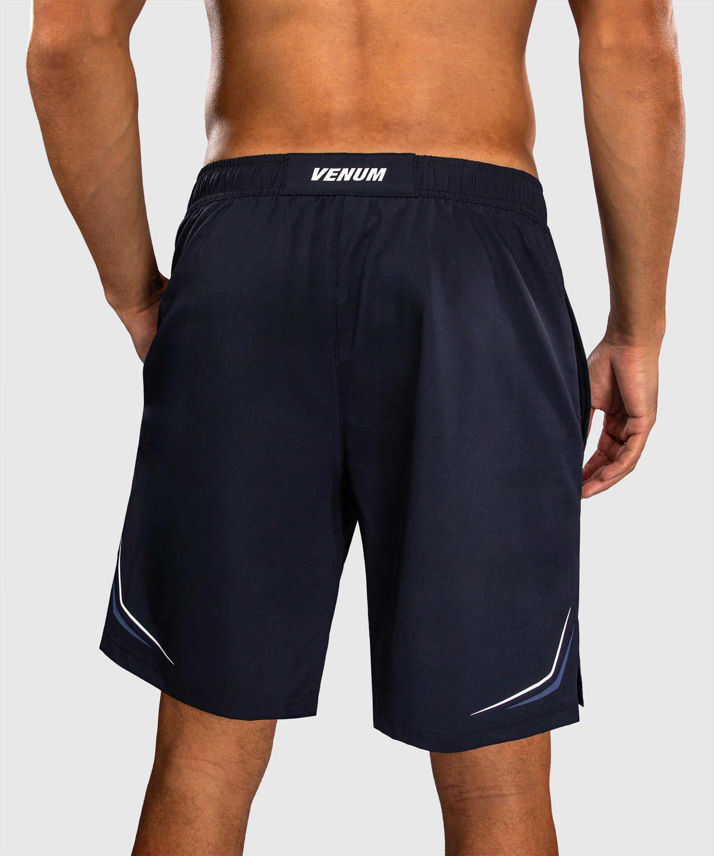 Venum G-Core Pantalón Corto de Entrenamiento - Azul Marino/Blanco