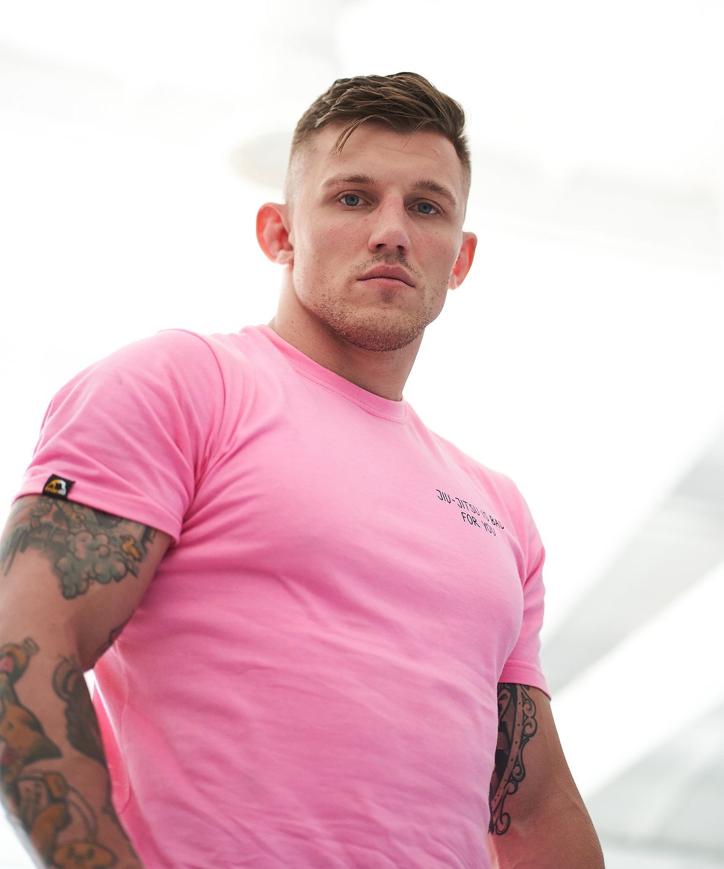 Manto X Ktof Balaclava T-Shirt - Pink/Black