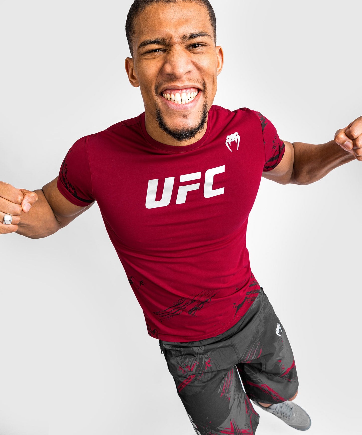 Venum Authentic Fight Week 2.0 UFC T-Shirt - Kurzarm - Rot