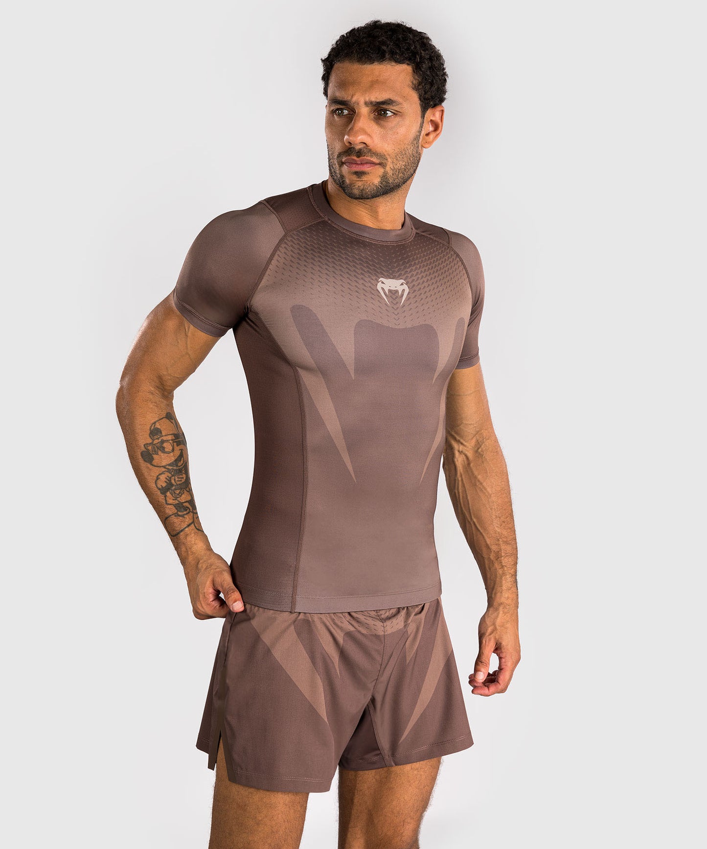 Rashguard Venum No Gi - Marron Chocolat