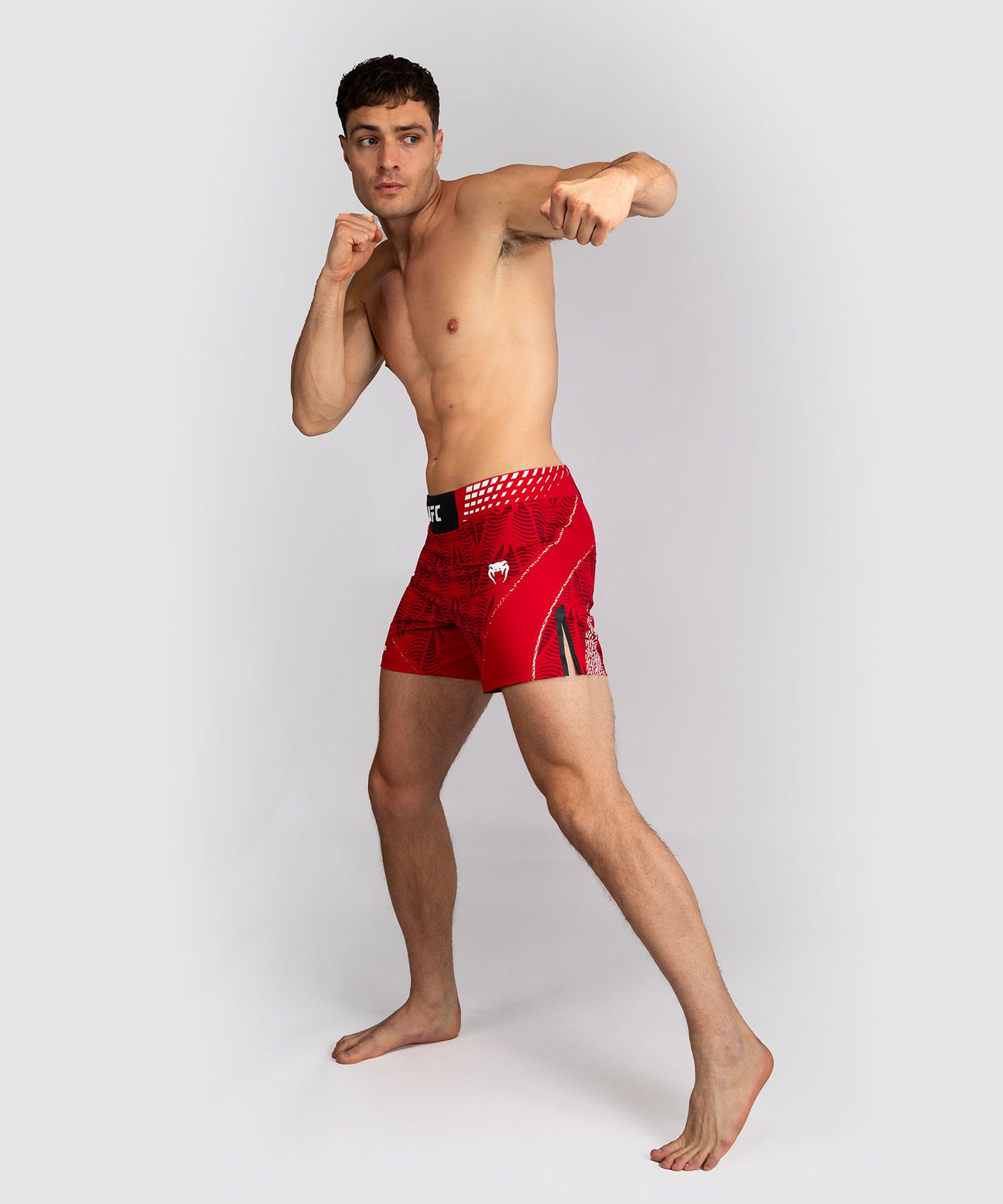 UFC Zenith by Venum Authentic Fight Night Pantaloncini da combattimento Fit corto Uomo - Rosso