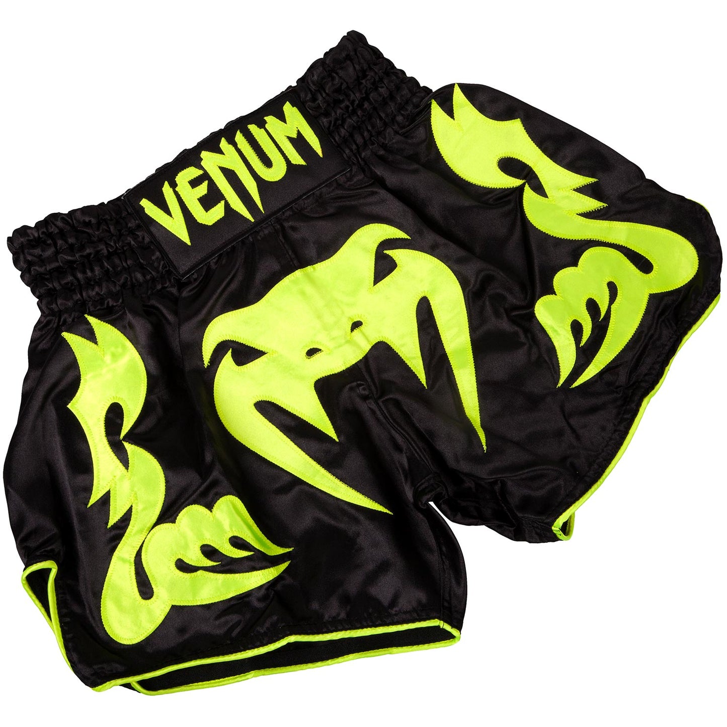 Short de boxe thaï Venum Bangkok Inferno - Noir/Jaune