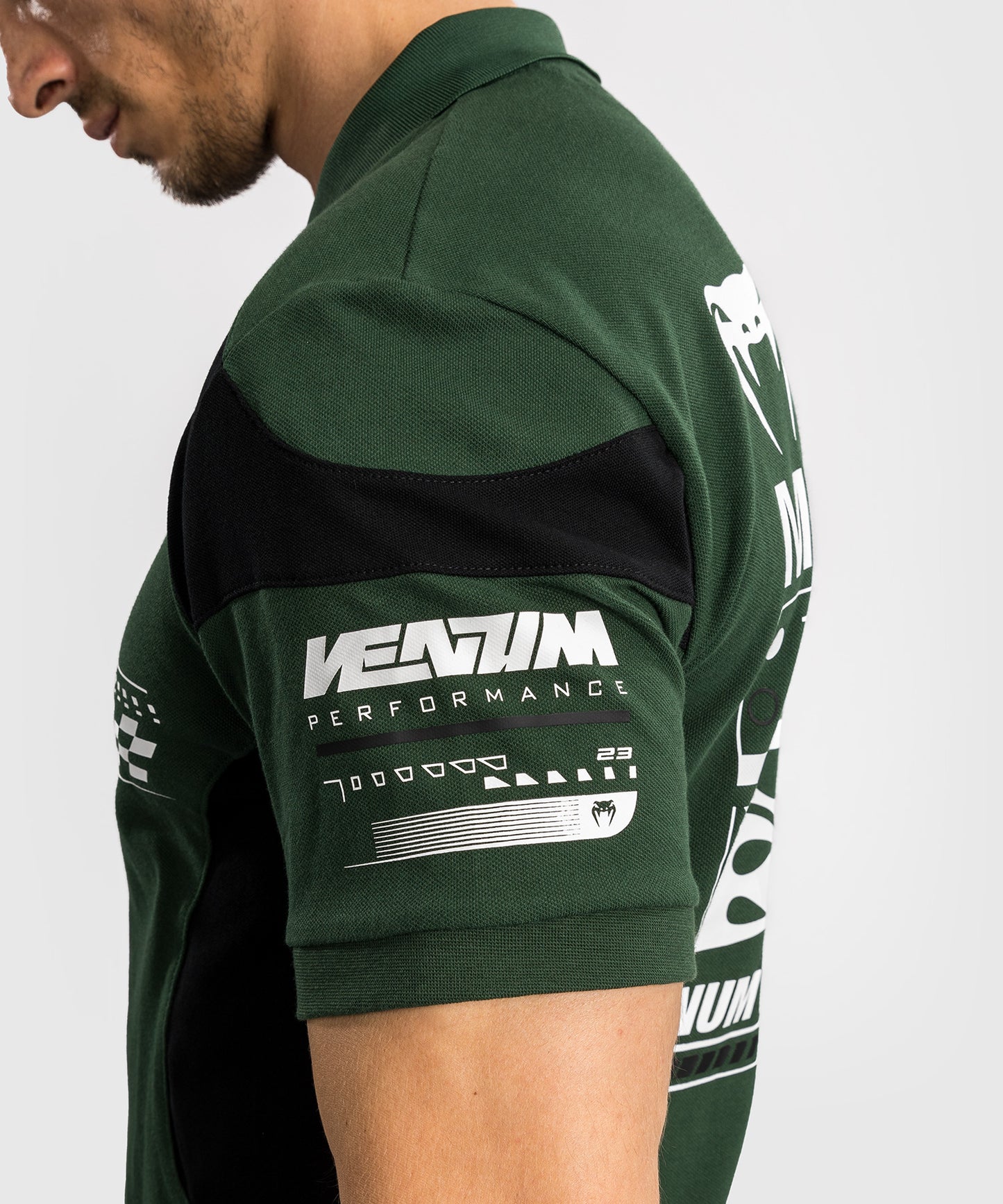 Venum Motorsport Baumwollpolo - Tiefwald