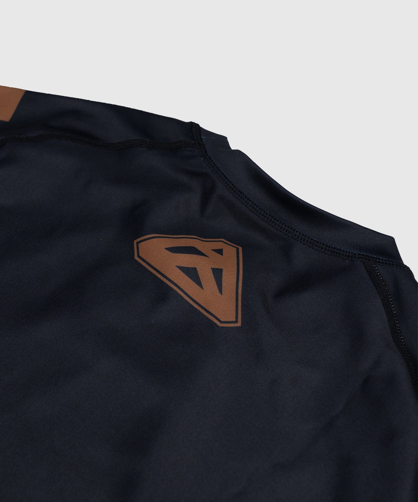 Scramble Ranked Rashguard de Manga Corta - Marrón