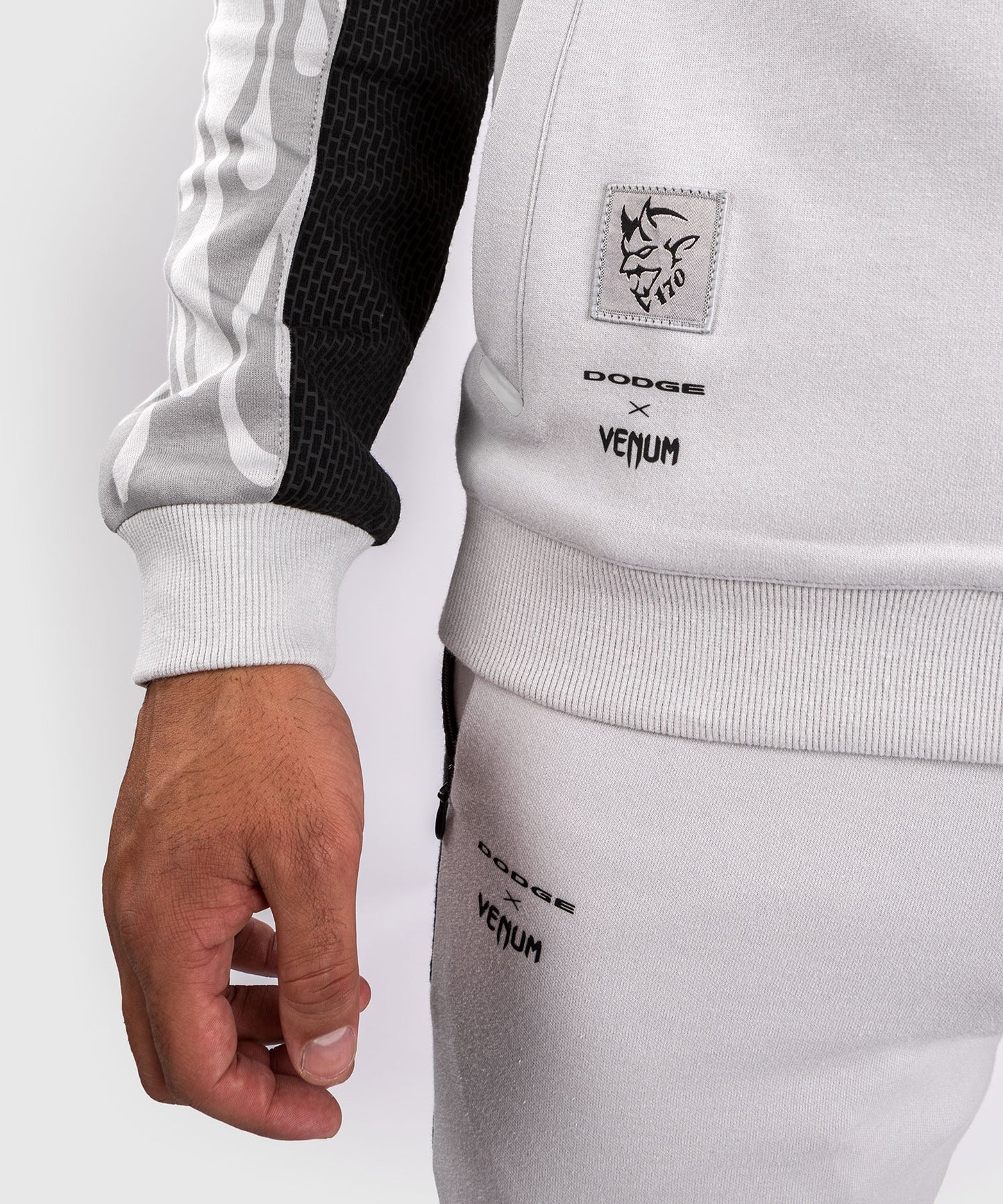 Veste zippée pour Homme Venum x Dodge Demon 170 - Gris