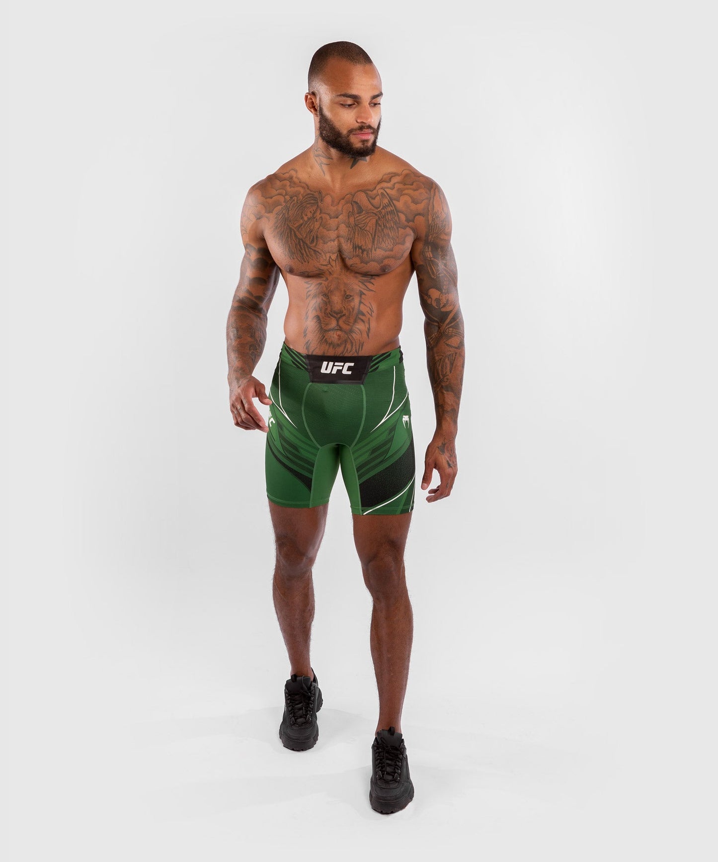 Short de compression pour Hommes UFC Venum Authentic Fight Night - Coupe Longue - Vert