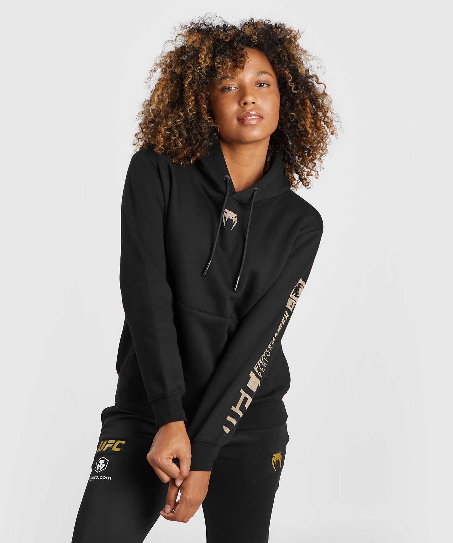 UFC Adrenaline by Venum Fight Week Felpa con cappuccio da Donna - Nero